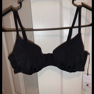 Shade & Shore, Black Bathing Suit Top